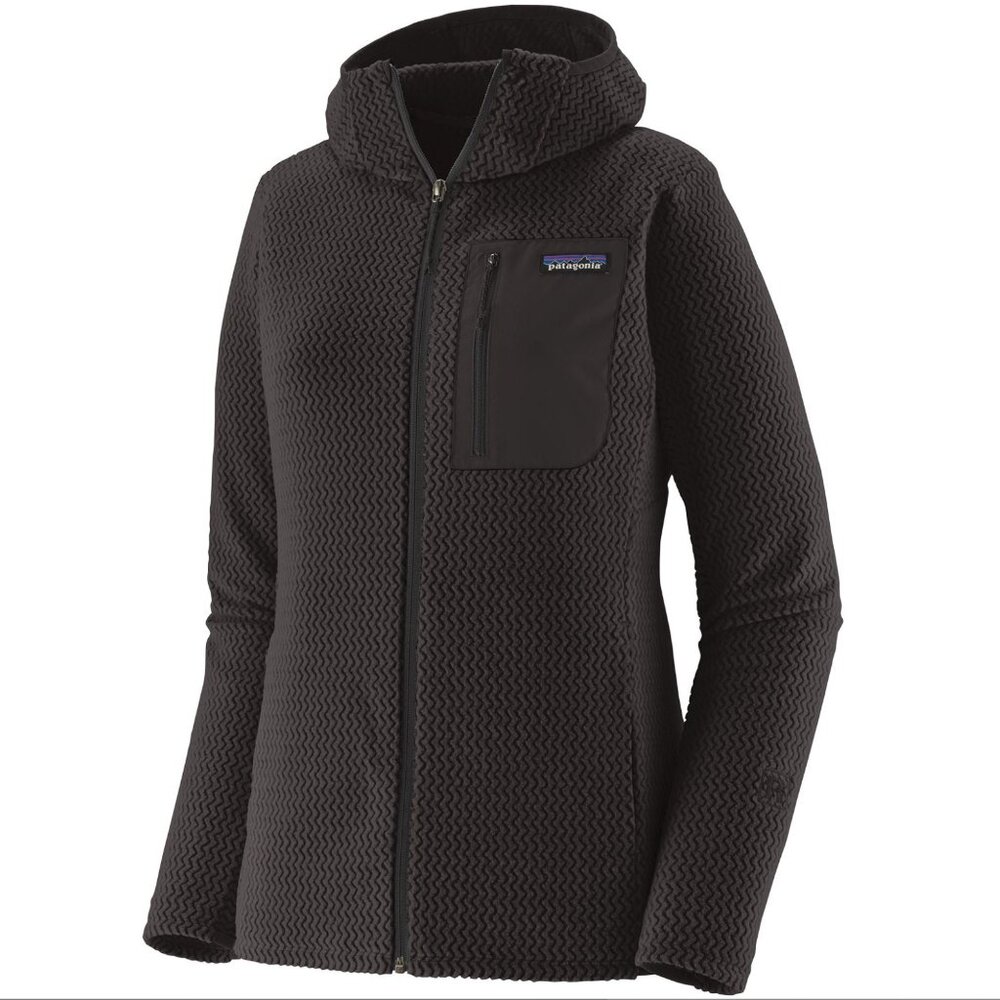 Patagonia R1 Air Full-Zip Hoodie - S - Black - Like New!
